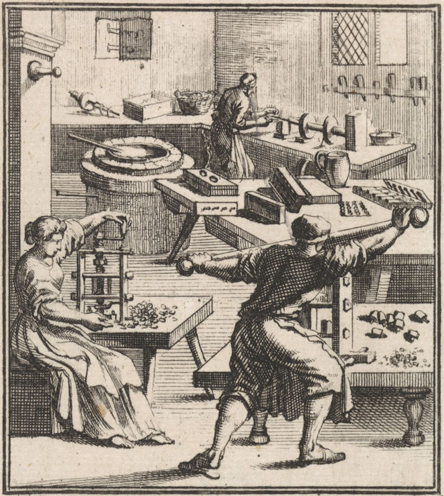 Knopenmaker (Jan Luycken, 1711)