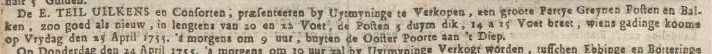 Opregte Groninger Courant, 22 april 1755